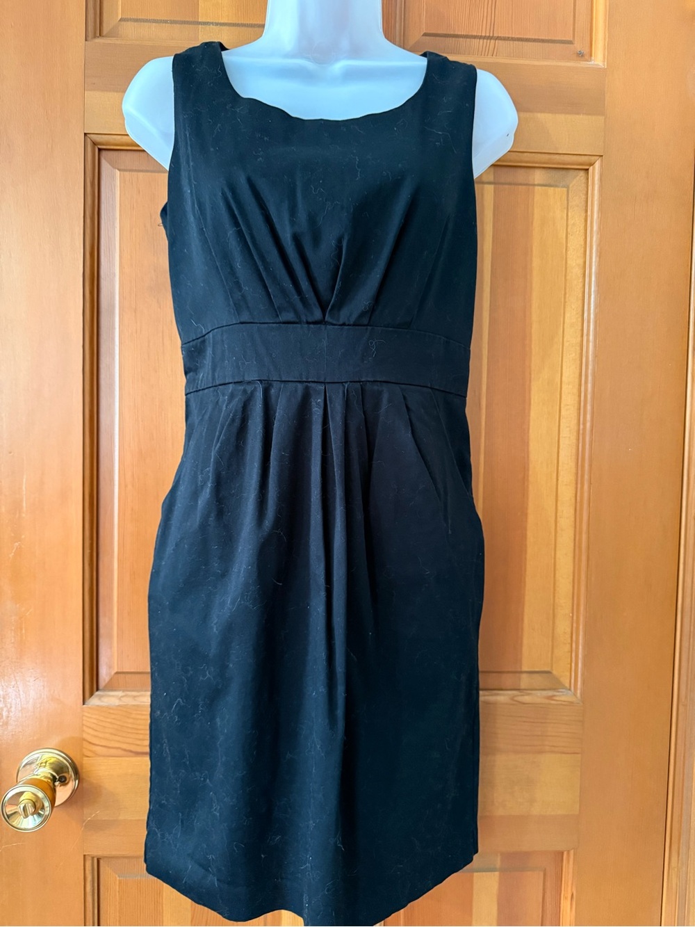 Mossimo Supply Co. Black Sleeveless Pleated Mini Dress